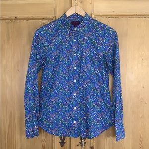J. Crew Perfect Shirt, Liberty of London, Sz 6